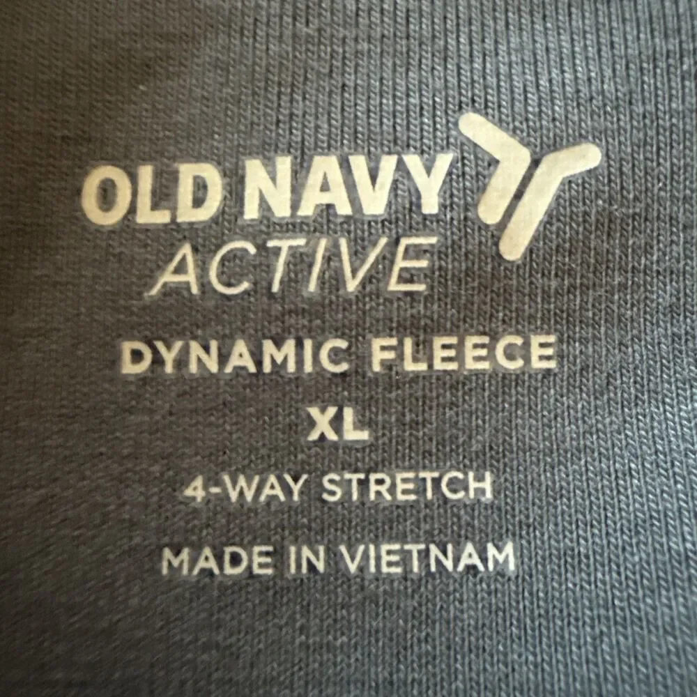 NWT Old Navy DYNAMIC‎ Fleece Half-Zip Mock-Neck Sweatshirt for Men XL Athleisure